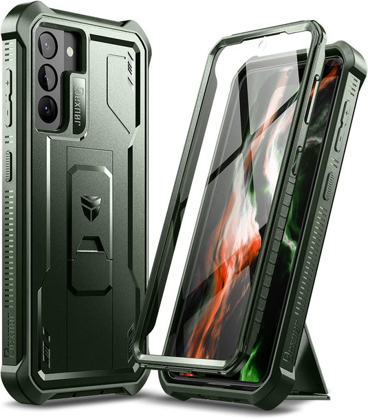 [Screen Protector & Kickstand] Samsung Galaxy S21/PE/Plus/Ultra - Shockproof Rugged Case Full-Body Bumper Protective Heavy Duty Case