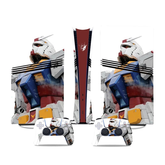 Sony PlayStation PS5 Pro Gundam Digital Edition Console Skin Sticker – No Residue PVC | Scratch-Resistant Gaming Designs