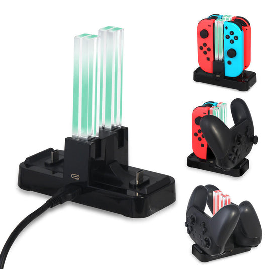 Nintendo Switch Joy-con Pro Game Accessories Charging Dock Charger Station - Polar Tech Australia