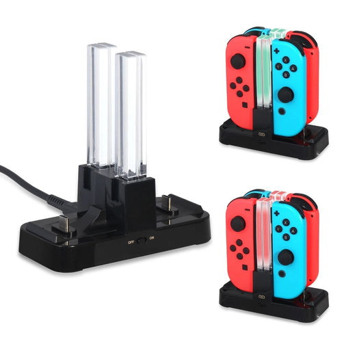 Nintendo Switch Joy-con Pro Game Accessories Charging Dock Charger Station - Polar Tech Australia