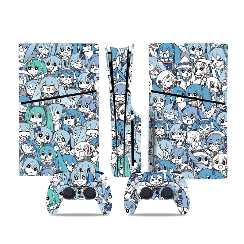 Load image into Gallery viewer, Sony PlayStation PS5 Slim Disc Edition Anime and Gaming Theme Console Skin Sticker – No Residue PVC | Scratch-Resistant Gaming Designs
