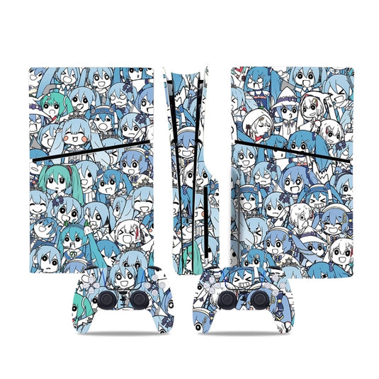 Sony PlayStation PS5 Slim Disc Edition Anime and Gaming Theme Console Skin Sticker – No Residue PVC | Scratch-Resistant Gaming Designs