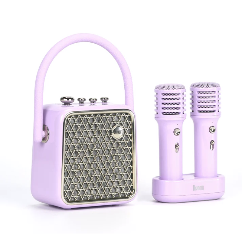 Load image into Gallery viewer, Divoom SongBird-HQ-SE Portable Bluetooth Speaker Dual Microphone Microphone Singing Camping Birthday Perfect Gift
