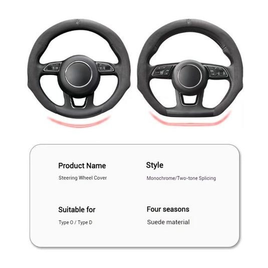 [38 CM] Maserati Suede Car Steering Wheel Covers With Logo For Levante, Ghibli - i-Station Mobile Phone & Electronic Device Repair and Accessories