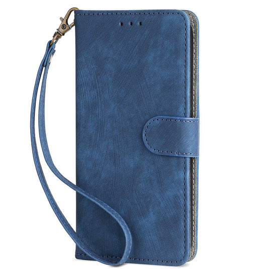 [With Card Slot] OPPO A5 4G / 5G/ A5x / A5 Pro - Multi Functional Buckle Flap Wallet Series Case With Lanyard