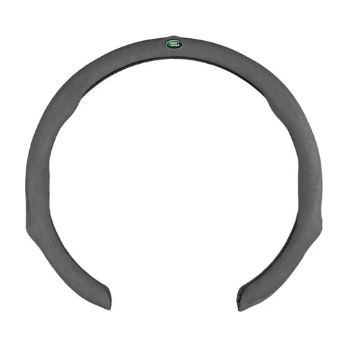 [38 CM] Land Rover Suede Car Steering Wheel Covers With Logo For Evoque, Discovery Sport, Defender, Velar - i-Station Mobile Phone & Electronic Device Repair and Accessories