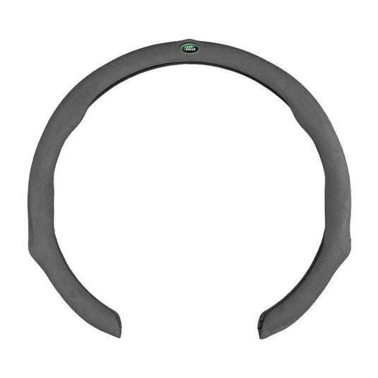 [38 CM] Land Rover Suede Car Steering Wheel Covers With Logo For Evoque, Discovery Sport, Defender, Velar - i-Station Mobile Phone & Electronic Device Repair and Accessories