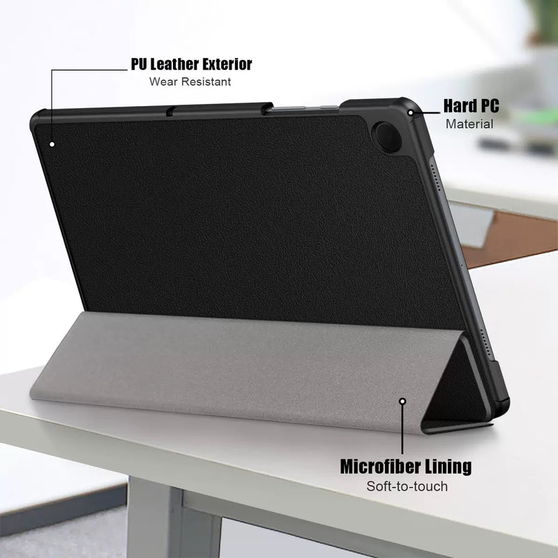 Load image into Gallery viewer, [With Pen Slot] Samsung Galaxy Tab A11 Plus (2025) 11” Premium PU Fabric Texture Shockproof Case

