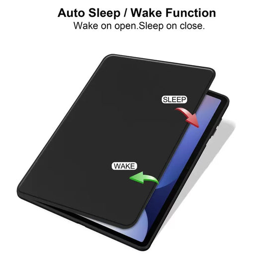 [With Pen Slot] Samsung Galaxy Tab S11 (2025) 11” - 360 Degree Rotating Magnetic Flip Cover Case