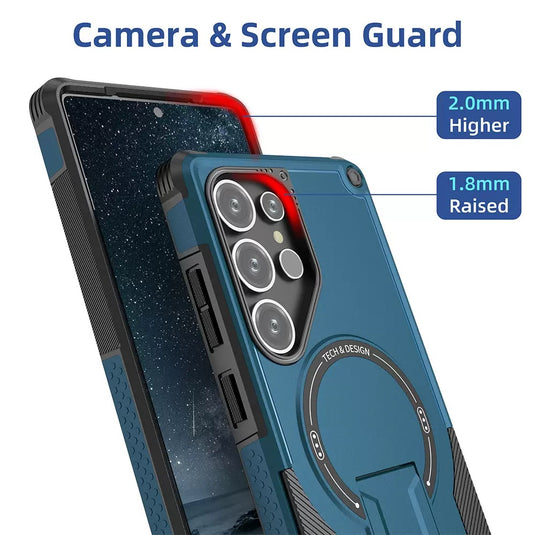 [Magsafe Compatible][Built-in Stand] Samsung Galaxy A17 (A176) Military-grade shockproof Heavy Duty Series Case