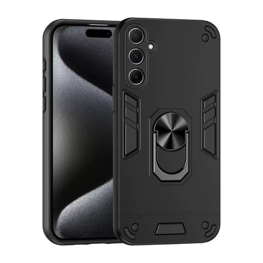 [Built-in Metal Ring Kickstand]  Samsung Galaxy A17 (A176) - Shockproof Heavy Duty Case