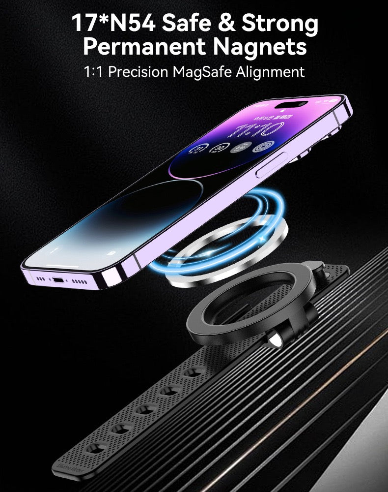 Load image into Gallery viewer, Universal MagSafe Phone Holder Grip Stand with Adjustable Arm Strap
