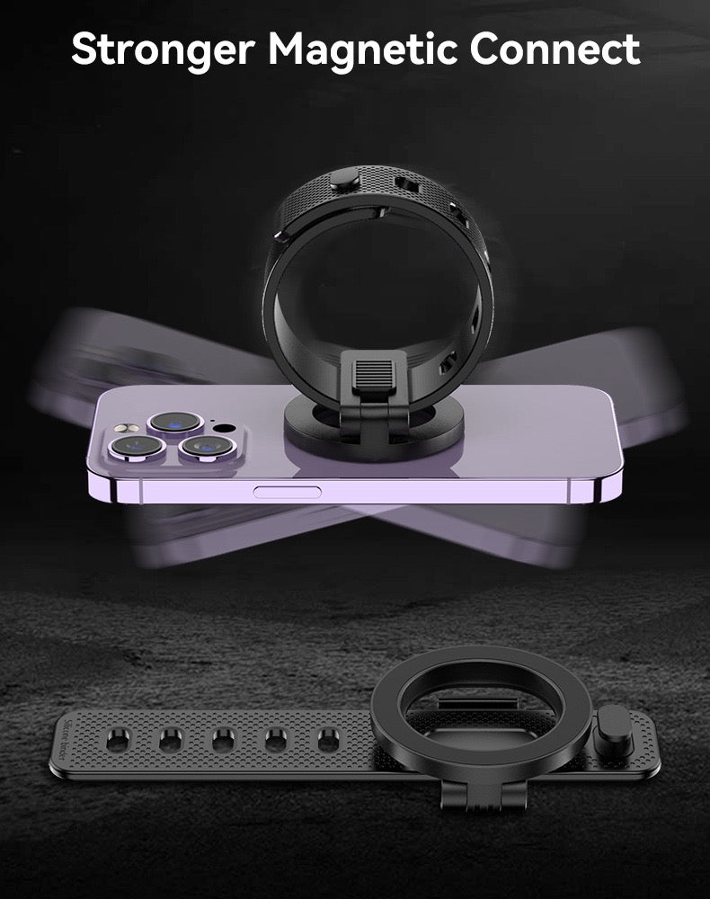 Load image into Gallery viewer, Universal MagSafe Phone Holder Grip Stand with Adjustable Arm Strap
