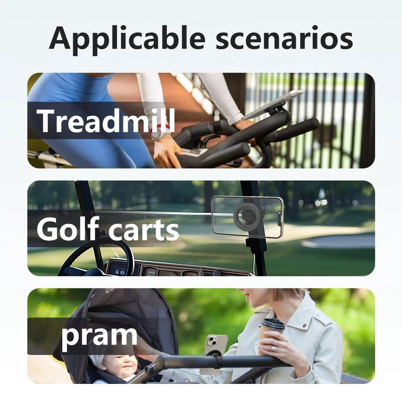 Load image into Gallery viewer, Universal MagSafe Phone Holder Grip Stand with Adjustable Arm Strap
