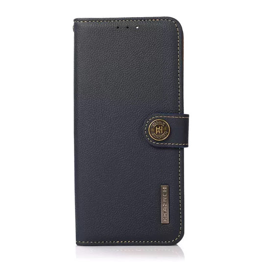 [Built-in RFlD Blocking Material] Apple iPhone 16/Plus/Pro/Max - Genuine Leather Flip Stand Wallet Series Case