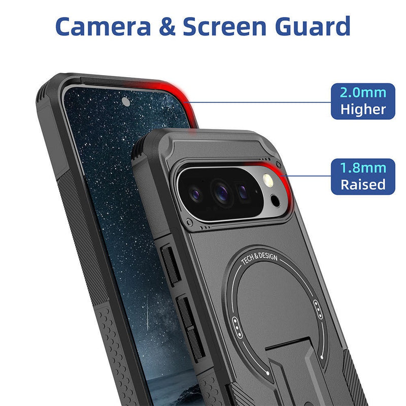 Load image into Gallery viewer, [Built-in Stand] Google Pixel 9 &amp; Pro &amp; XL Military-grade shockproof Heavy Duty Series Case - i-Station Mobile Phone &amp; Electronic Device Repair and Accessories
