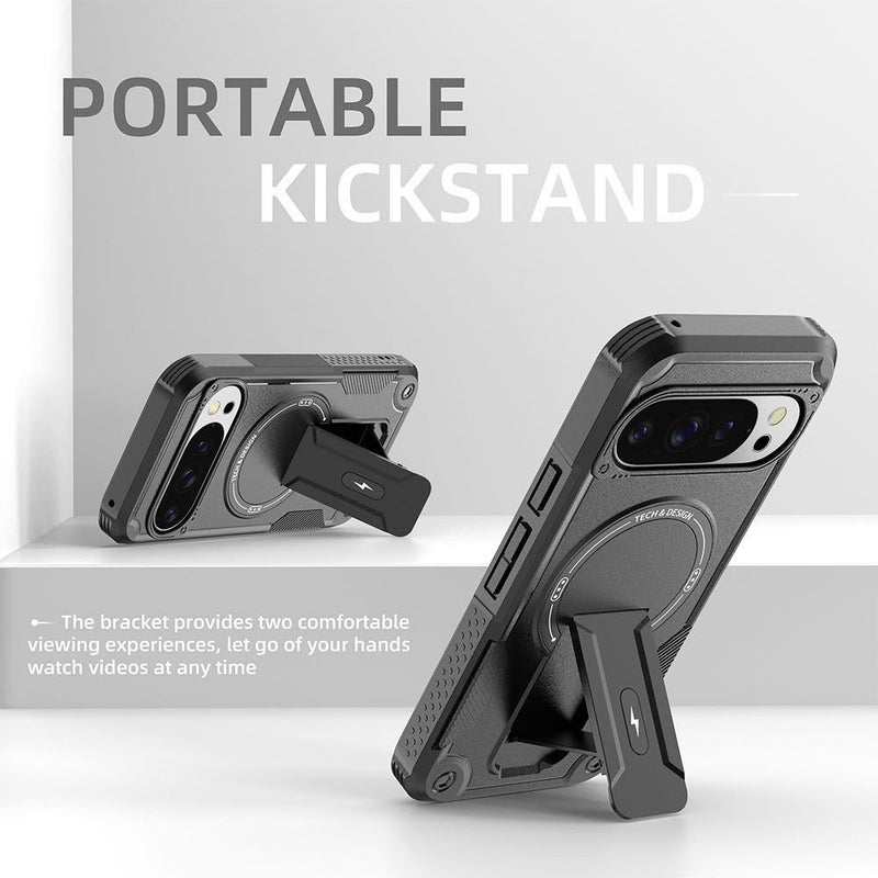 Load image into Gallery viewer, [Built-in Stand] Google Pixel 9 &amp; Pro &amp; XL Military-grade shockproof Heavy Duty Series Case - i-Station Mobile Phone &amp; Electronic Device Repair and Accessories
