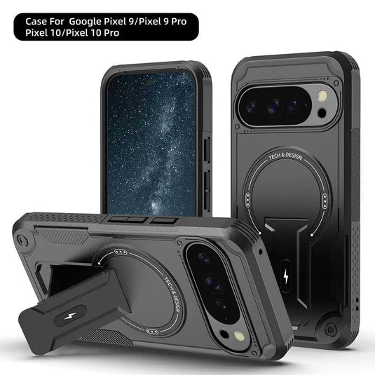 [Built-in Stand] Google Pixel 9 & Pro & XL Military-grade shockproof Heavy Duty Series Case - i-Station Mobile Phone & Electronic Device Repair and Accessories