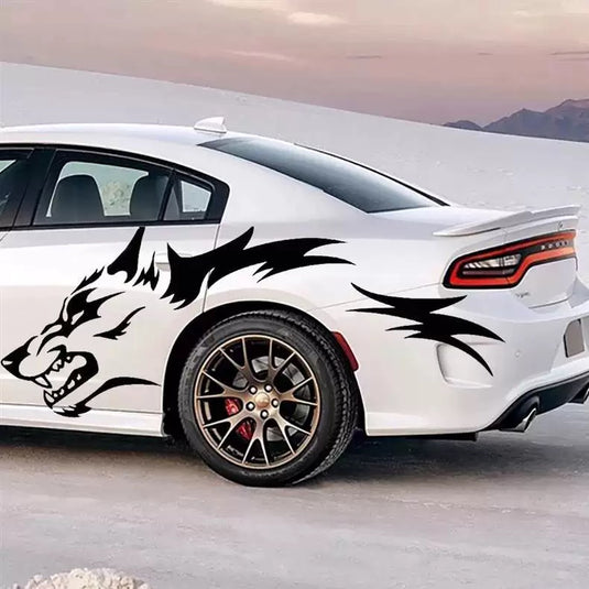 Universal Wolf Pattern Body Decal Sticker for Cars (1 Pair) - i-Station Mobile Phone & Electronic Device Repair and Accessories