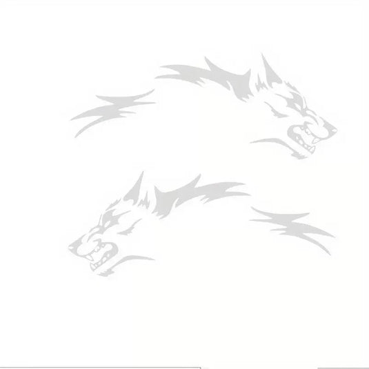Universal Wolf Pattern Body Decal Sticker for Cars (1 Pair) - i-Station Mobile Phone & Electronic Device Repair and Accessories