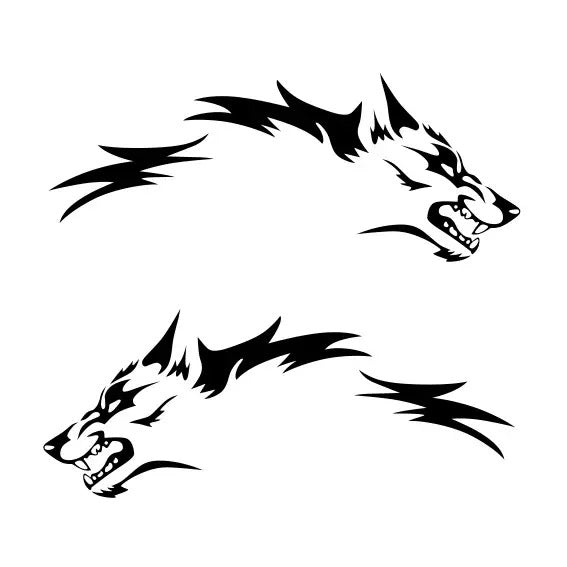 Load image into Gallery viewer, Universal Wolf Pattern Body Decal Sticker for Cars (1 Pair) - i-Station Mobile Phone &amp; Electronic Device Repair and Accessories
