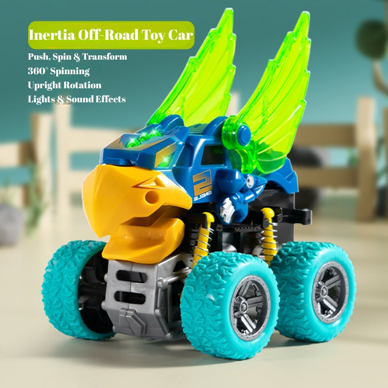 Load image into Gallery viewer, Animal Transforming Inertia Off-Road Toy Car – 360° Spinning Stunt Vehicle with Lights &amp; Sound Effects for Toddlers - i-Station Mobile Phone &amp; Electronic Device Repair and Accessories
