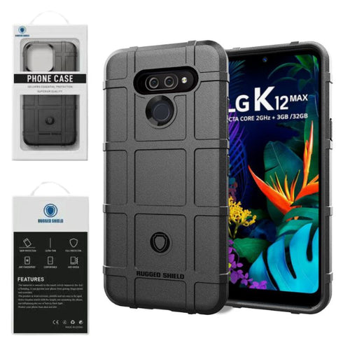 LG K12 Max / K12 Prime - Military Rugged Shield Heavy Duty Drop Proof Case