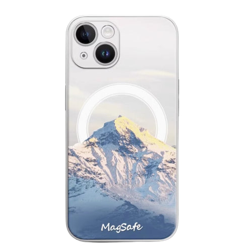 [Magsafe Compatible] Apple iPhone 11/Pro/Max TPU Skin Feel Shockproof Moutain Case