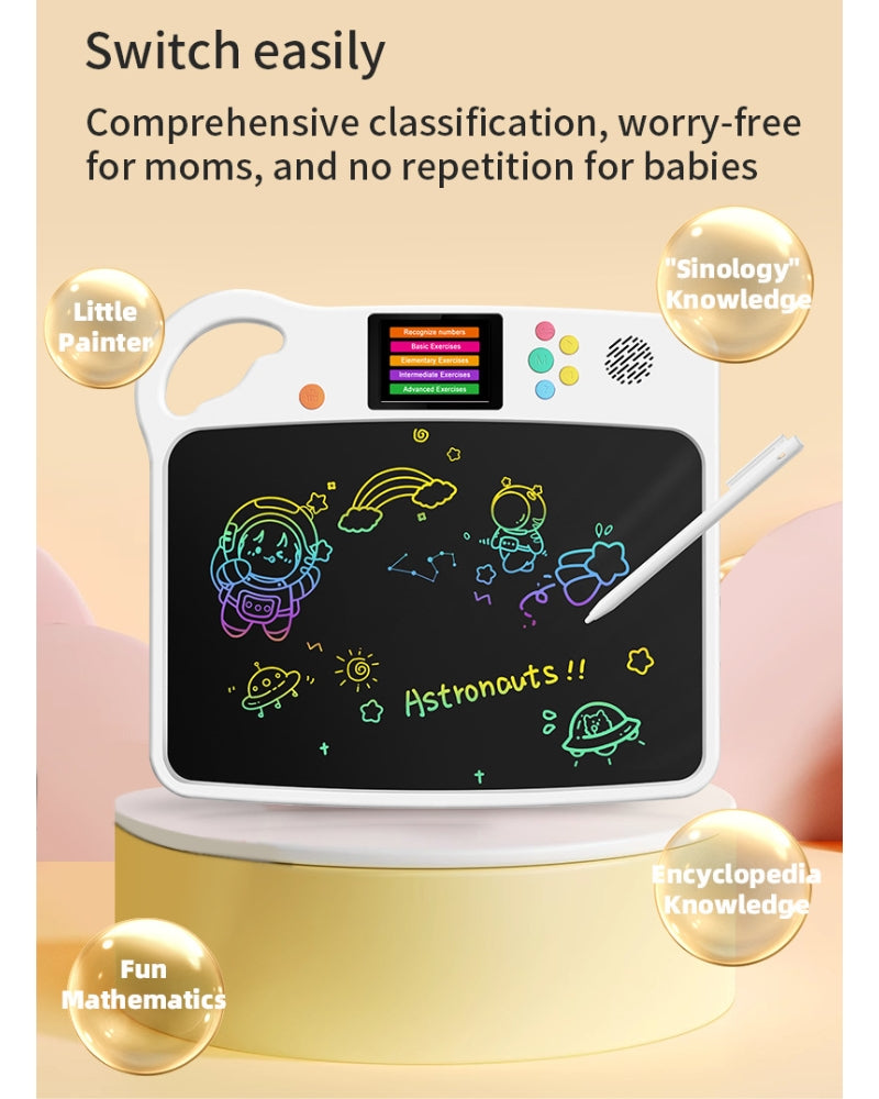 Load image into Gallery viewer, Kids Multifunction Learning Tablet with Anti-Blue Light LCD Screen – Read, Write, Draw &amp; Learn Interactive Educational Toy - i-Station Mobile Phone &amp; Electronic Device Repair and Accessories
