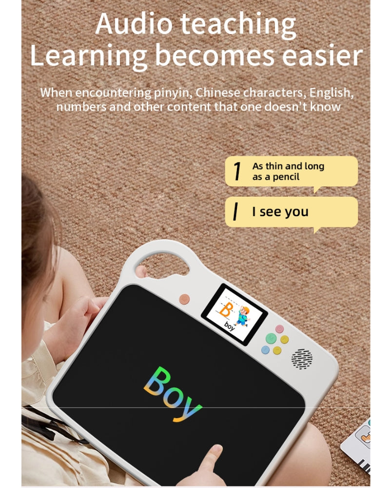 Load image into Gallery viewer, Kids Multifunction Learning Tablet with Anti-Blue Light LCD Screen – Read, Write, Draw &amp; Learn Interactive Educational Toy - i-Station Mobile Phone &amp; Electronic Device Repair and Accessories
