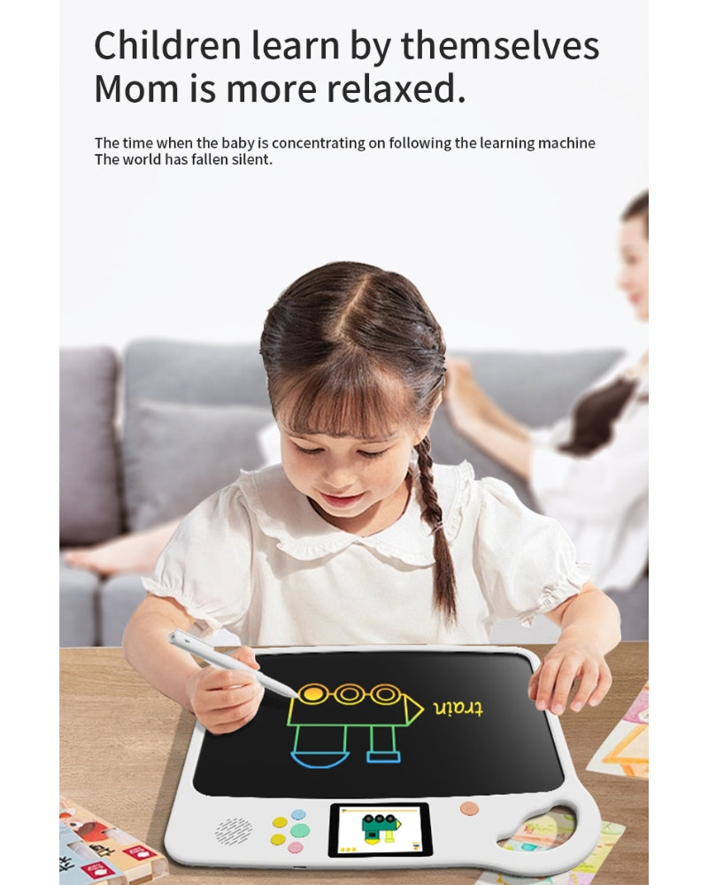 Load image into Gallery viewer, Kids Multifunction Learning Tablet with Anti-Blue Light LCD Screen – Read, Write, Draw &amp; Learn Interactive Educational Toy - i-Station Mobile Phone &amp; Electronic Device Repair and Accessories
