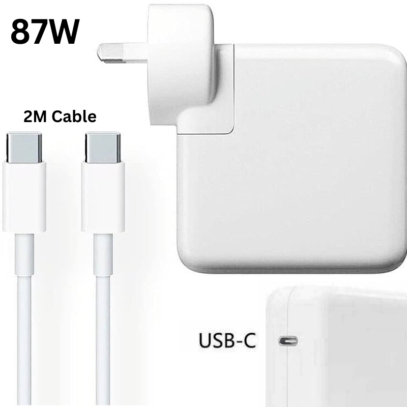 [87W][20.2V-4.3A] USB-C Charger Power Adapter for MacBook Pro 15" A1707 A1990  & 16" A2141 - Polar Tech Australia