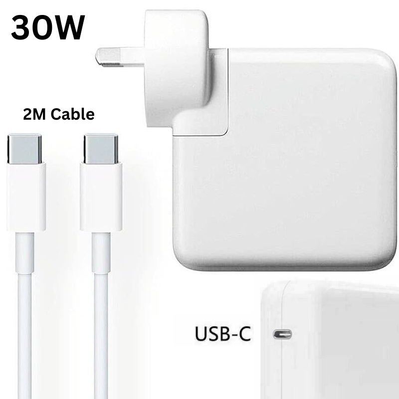 Load image into Gallery viewer, [30W][14.5V-2A] USB-C QuiackCharger Power Adapter for MacBook A1534 and iPad iPhone - Polar Tech Australia
