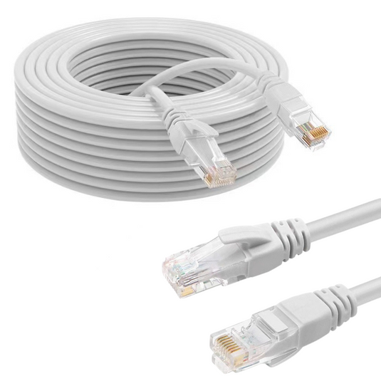 [Pre-Made][1M/3M/5M/10M/15M/20M] Cat6 High Speed 1000Mbps Internet Ethernet Network Lan Cable For CCTV Intercom Security System - Polar Tech Australia