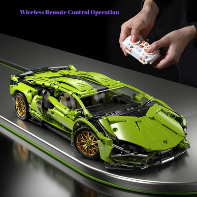 DIY Lamborghini Supercar Building Blocks Set for Kids Gift – Creative Assembly Toy Car Model - i-Station Mobile Phone & Electronic Device Repair and Accessories