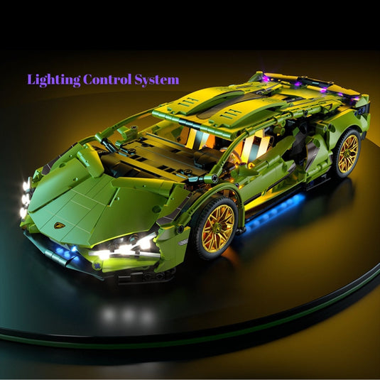 DIY Lamborghini Supercar Building Blocks Set for Kids Gift – Creative Assembly Toy Car Model - i-Station Mobile Phone & Electronic Device Repair and Accessories