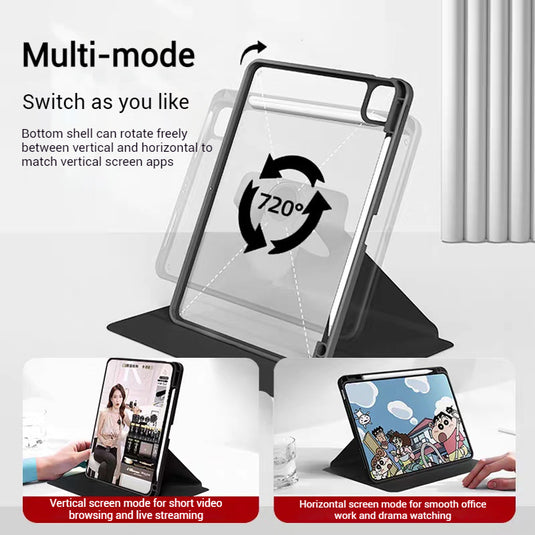[With Card Slot] Apple iPad Pro 11-inch 1st/2nd/3rd/4th Gen (2018/2020/2021/2022) Harry Potter Smart 360° Degree Rotate Stand Shockproof Flip Cover Case
