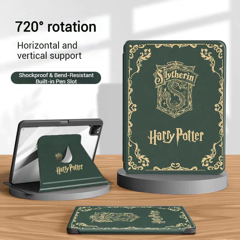 Load image into Gallery viewer, [With Card Slot] Apple iPad Pro 11-inch 1st/2nd/3rd/4th Gen (2018/2020/2021/2022) Harry Potter Smart 360° Degree Rotate Stand Shockproof Flip Cover Case
