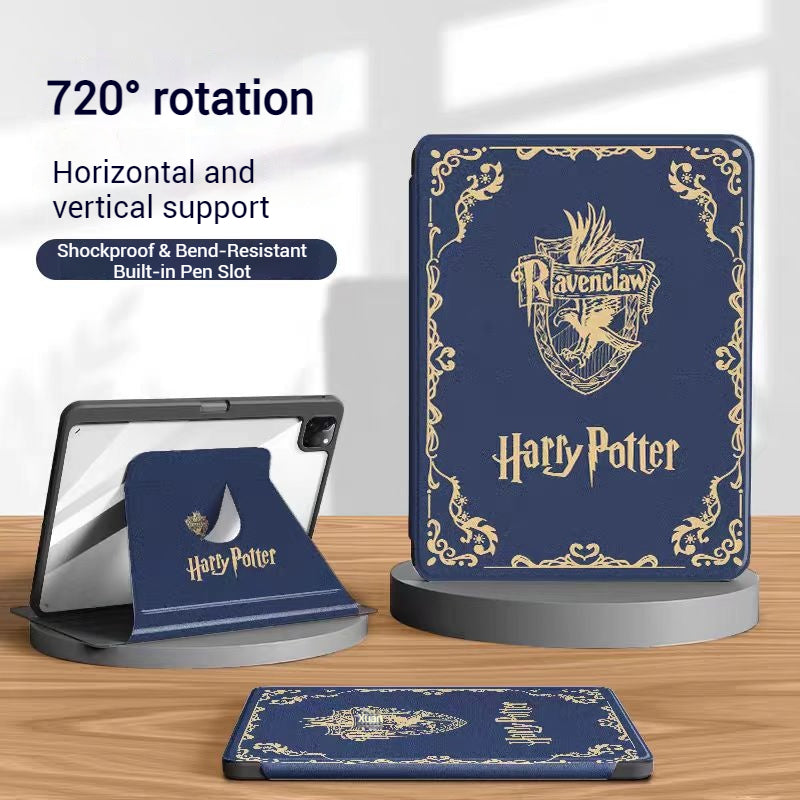 Load image into Gallery viewer, [With Card Slot] Apple iPad Pro 11-inch 1st/2nd/3rd/4th Gen (2018/2020/2021/2022) Harry Potter Smart 360° Degree Rotate Stand Shockproof Flip Cover Case
