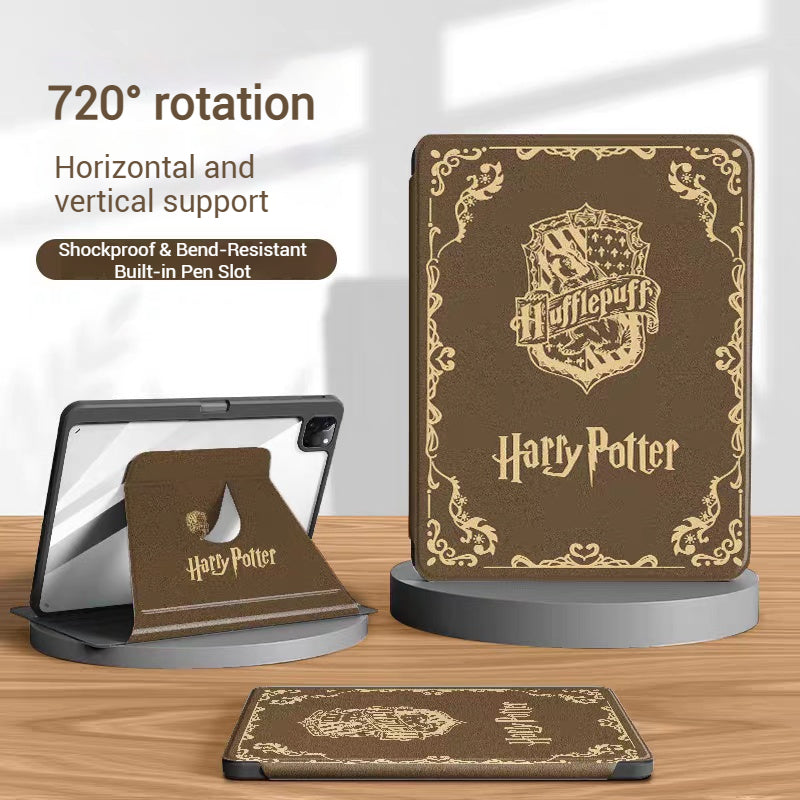 Load image into Gallery viewer, [With Card Slot] Apple iPad Pro 11-inch 1st/2nd/3rd/4th Gen (2018/2020/2021/2022) Harry Potter Smart 360° Degree Rotate Stand Shockproof Flip Cover Case
