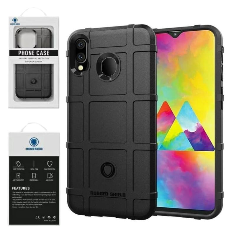 Load image into Gallery viewer, Samsung Galaxy M20 (SM-M205) - Military Rugged Shield Heavy Duty Drop Proof Case
