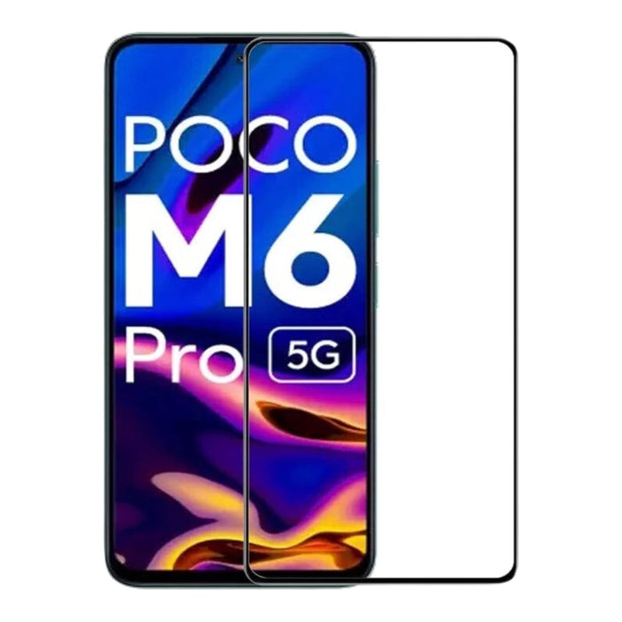 XIAOMI Poco M6 Pro 5G Full Covered Tempered Glass Screen Protector