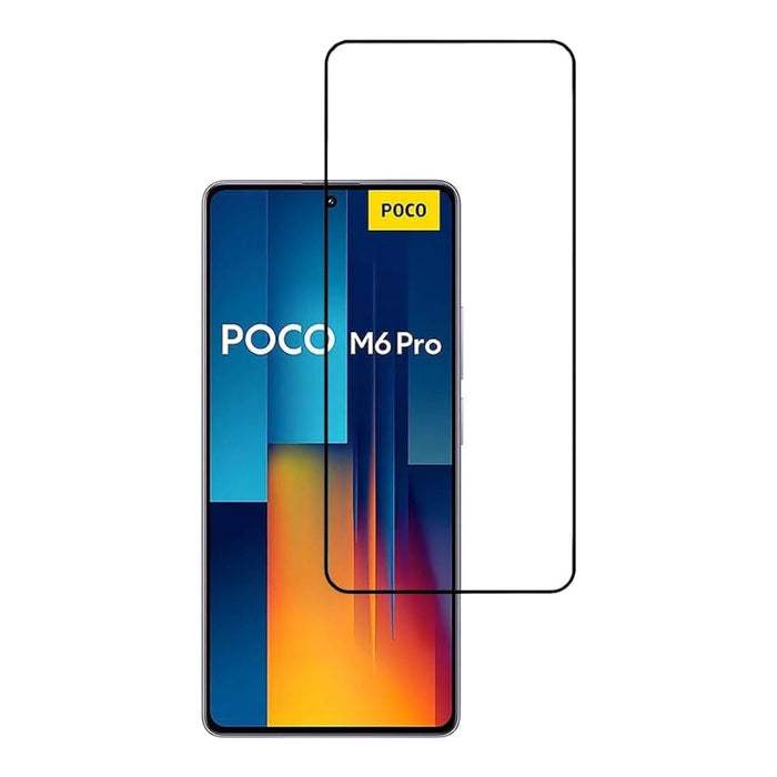 XIAOMI Poco M6 Pro 4G Full Covered Tempered Glass Screen Protector
