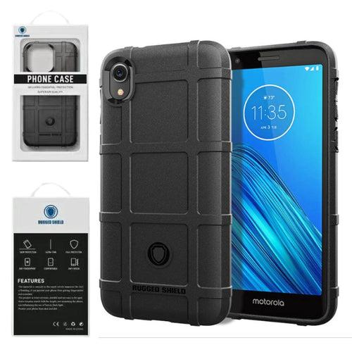 Motorola Moto E6 Military Rugged Shield Heavy Duty Drop Proof Case