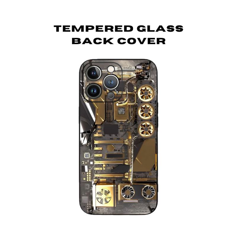 Load image into Gallery viewer, [TechCore Glass Series] iPhone 16 Series VEMIGE Mechanical Gear Tempered Glass TPU Case
