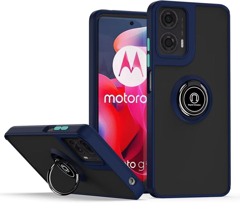 Load image into Gallery viewer, [Built-in Ring Kickstand] Motorola Moto Edge 50 Neo/S50/ThinkPhone 25 - Shockproof Heavy Duty Case With 2PC Tempered Glass Screen Protector
