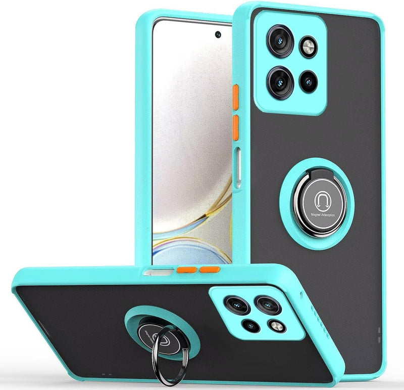 Load image into Gallery viewer, [Built-in Ring Kickstand] Motorola Moto Edge 50 Neo/S50/ThinkPhone 25 - Shockproof Heavy Duty Case With 2PC Tempered Glass Screen Protector
