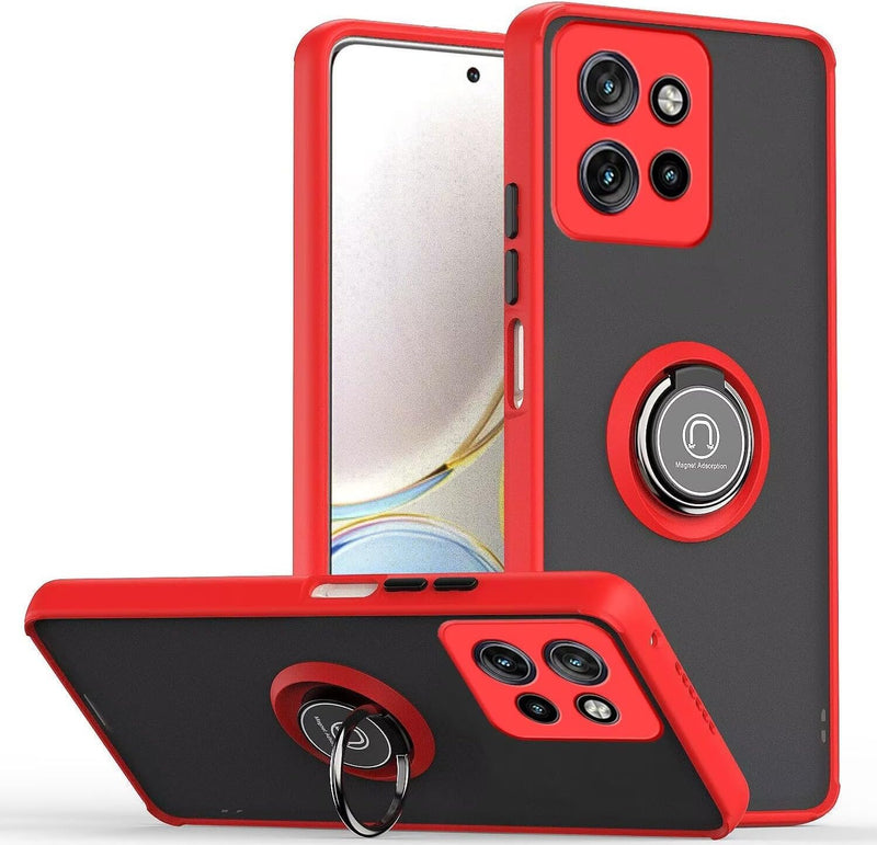 Load image into Gallery viewer, [Built-in Ring Kickstand] Motorola Moto Edge 50 Neo/S50/ThinkPhone 25 - Shockproof Heavy Duty Case With 2PC Tempered Glass Screen Protector
