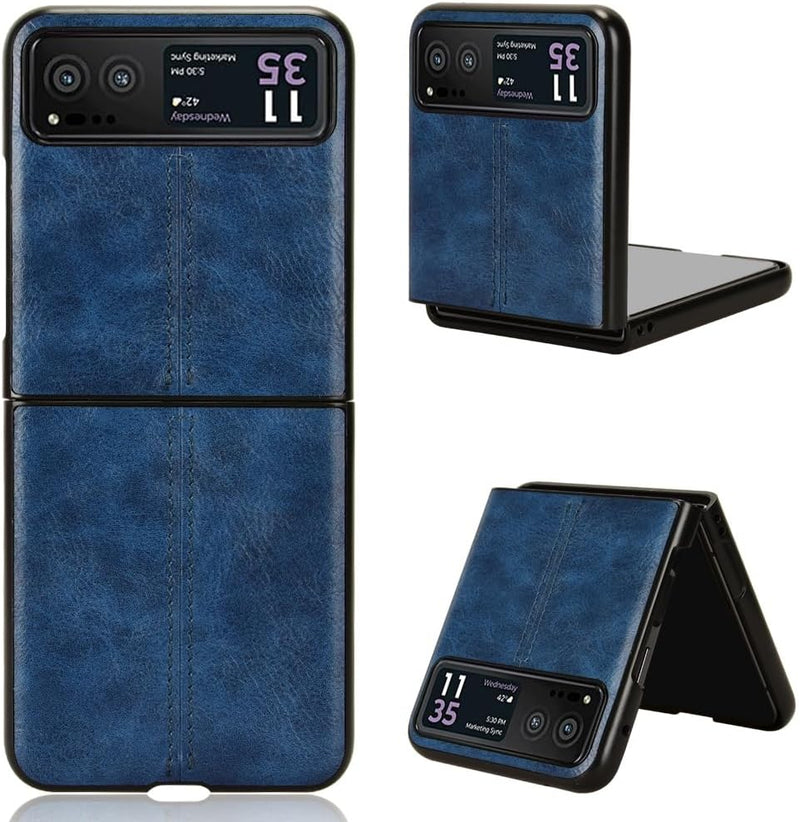 Load image into Gallery viewer, [Built-in Kickstand] Motorola Moto Razr 40/Razr 2023 - PU Leather Shockproof Heavy Duty Case
