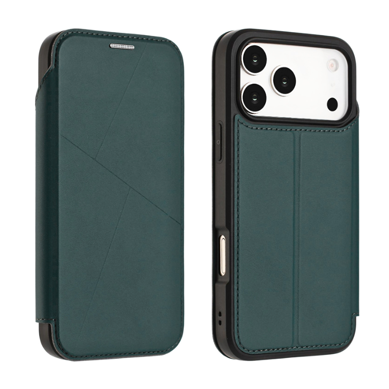 Load image into Gallery viewer, [With Card Slot] Apple iPhone 17/Air/Pro/Pro Max Minimalist Business Flip PU Leather Case
